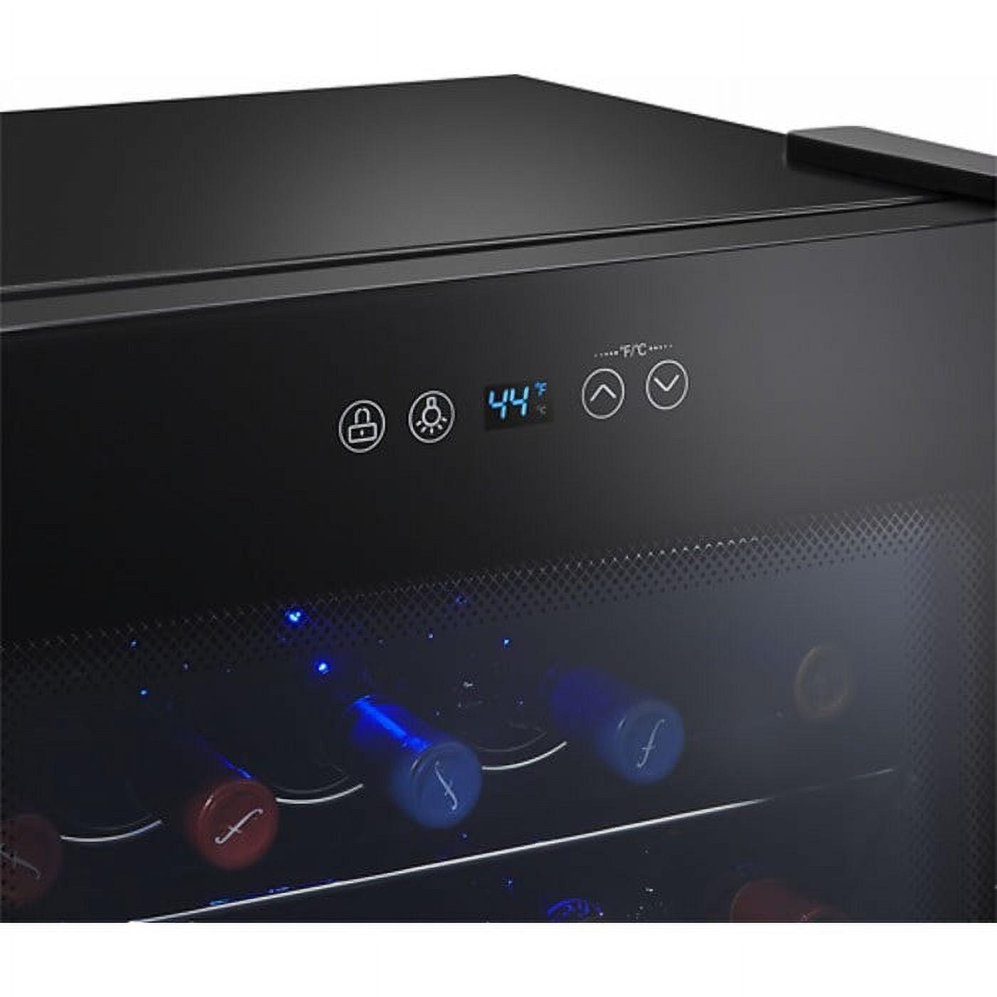 Arctic King Premium 34-Bottle Standard Wine Cooler, Glass Door, AWCA034ADB - Image 4