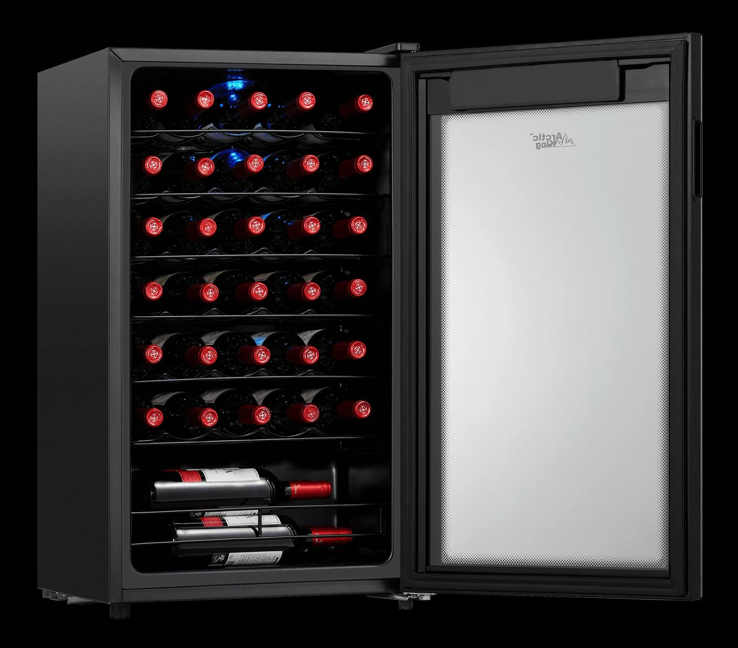 Arctic King Premium 34-Bottle Standard Wine Cooler, Glass Door, AWCA034ADB - Image 8
