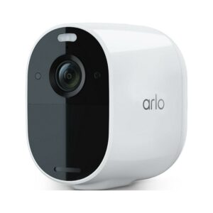 Arlo Essential Spotlight Camera - 1 Pack - Wireless Security, 1080p Video, Color Night Vision, 2 Way Audio, Wire-Free, Direct to WiFi No Hub Needed, Works with Alexa, White - VMC2030