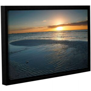 ArtWall Steve Ainsworth "Sanibel Sunrise II" Gallery-Wrapped Floater-Framed Canvas
