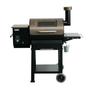 ASMOKE Wood Pellet Grill Smoker 515 sq. in., Bronze
