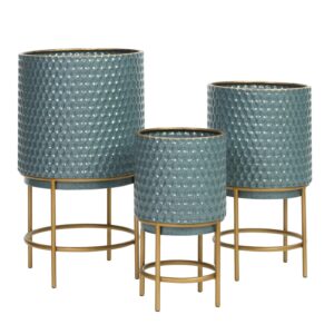 Aspire Home Accents Luca Modern Metal Planters (Set of 3)