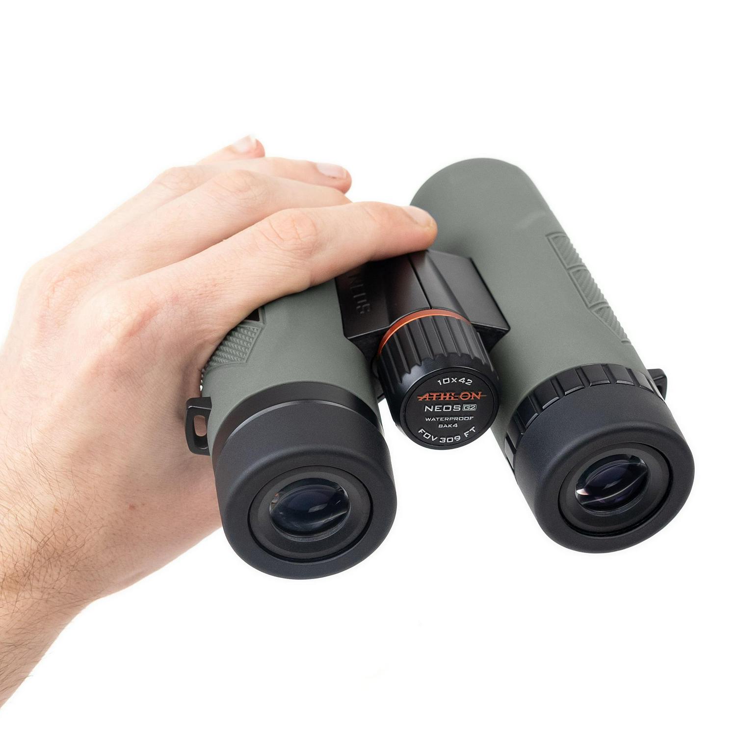 Athlon Optics Neos G2 HD Binocular - 10x42 , Black - Image 4