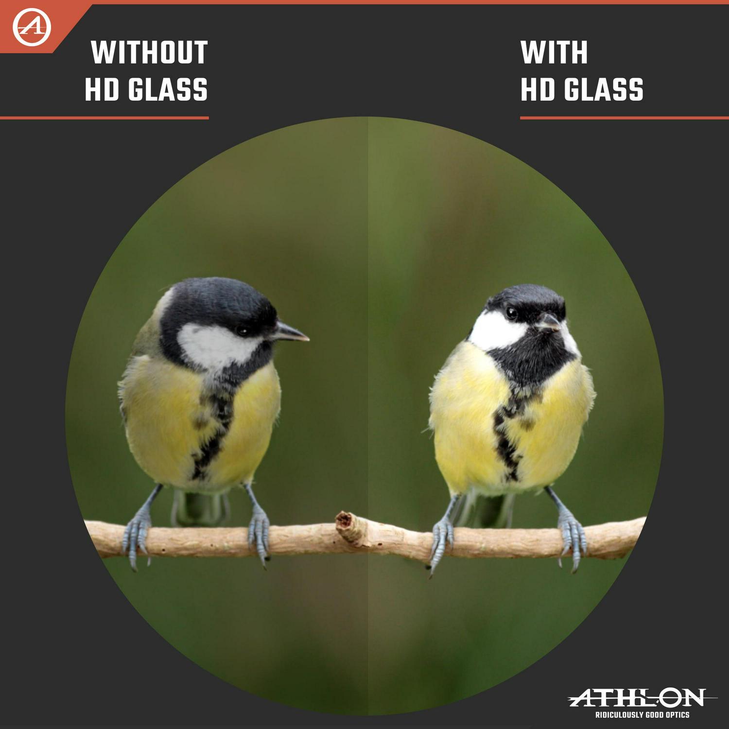 Athlon Optics Neos G2 HD Binocular - 10x42 , Black - Image 8