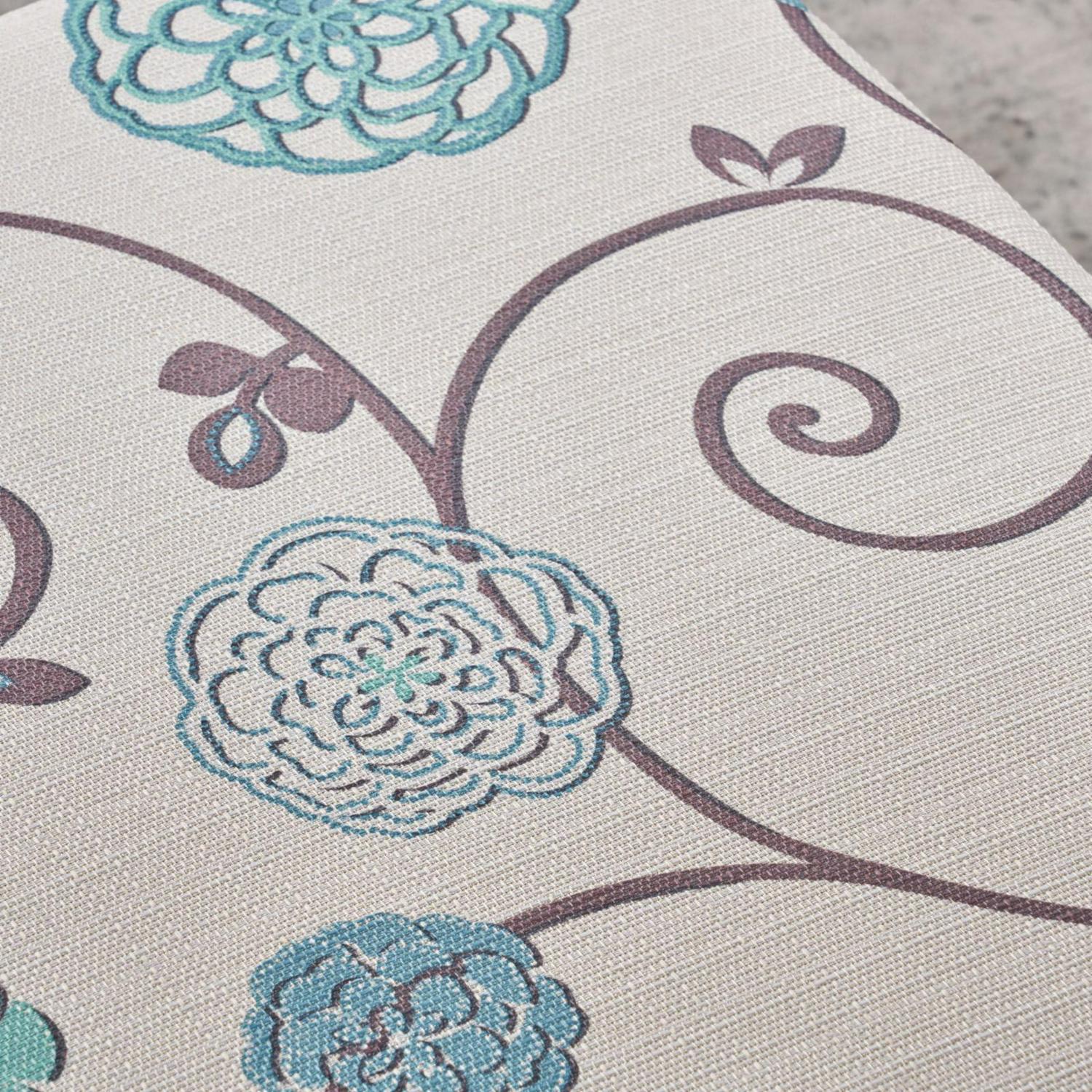 Atlantic Contemporary Fabric Upholstered Storage Ottoman - Image 5