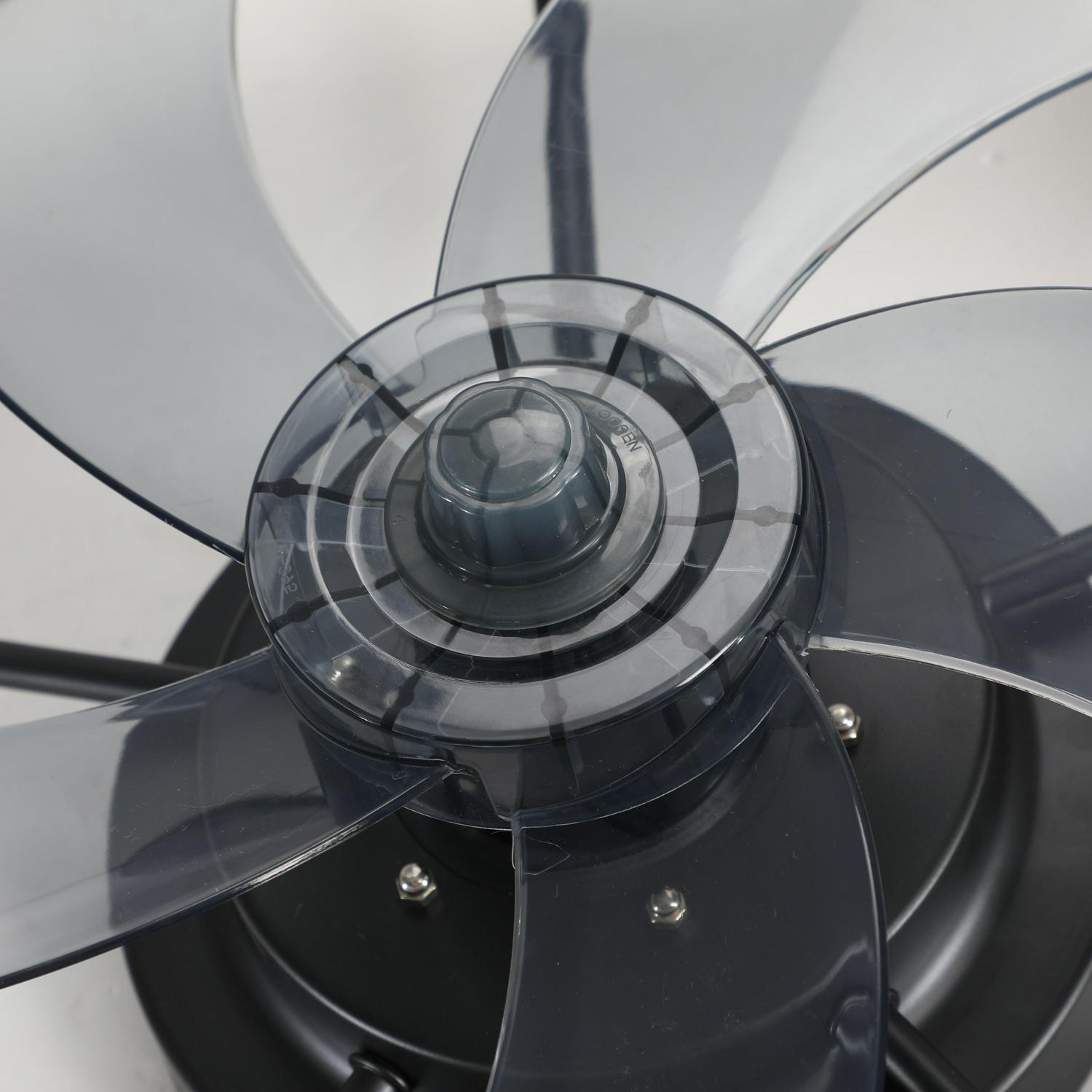 Aukfa 19.7" Bladeless Ceiling Fan with Light - Flush Mount Design - Remote Controlled - Adjustable LED Lights - Multiple Speed Settings - Image 8