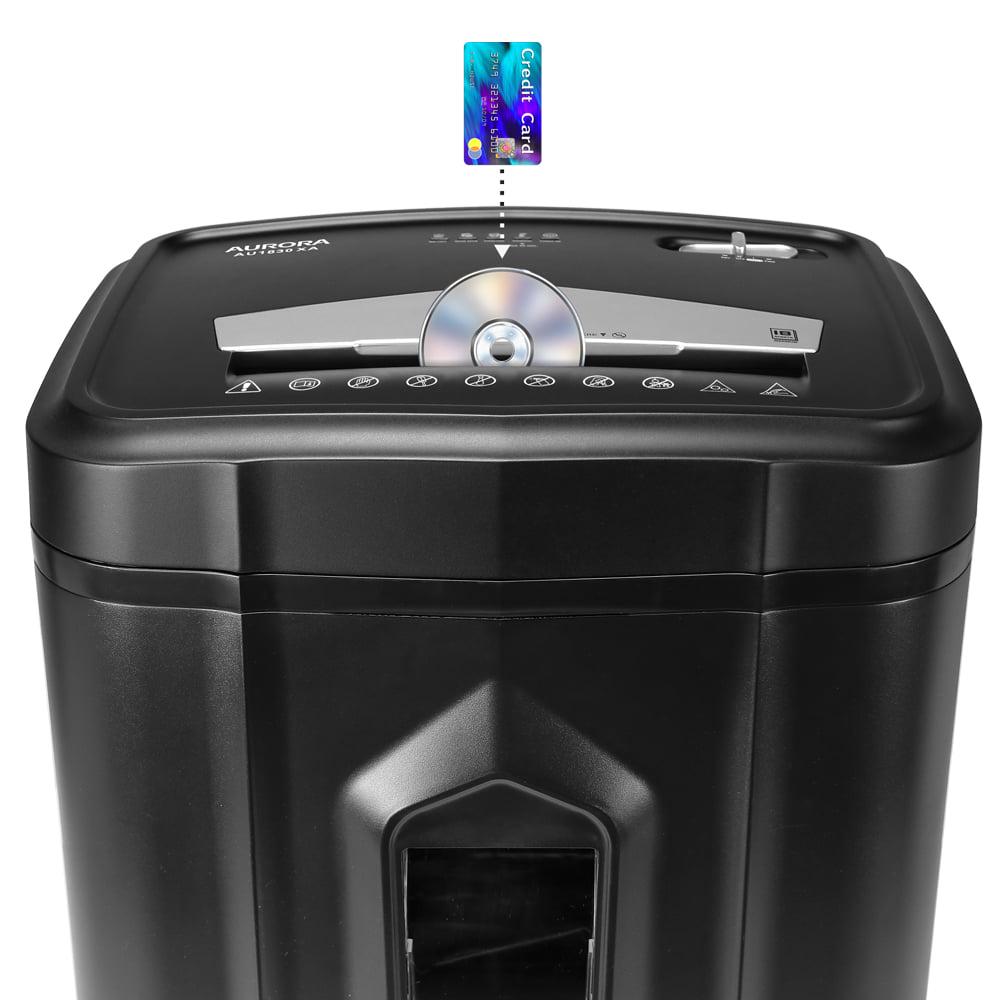 Aurora GB Heavy Duty Anti-Jam 18-Sheet Crosscut Shredder/30 Min Run Time/ 5-Gallon Pullout Basket and Casters - Image 2
