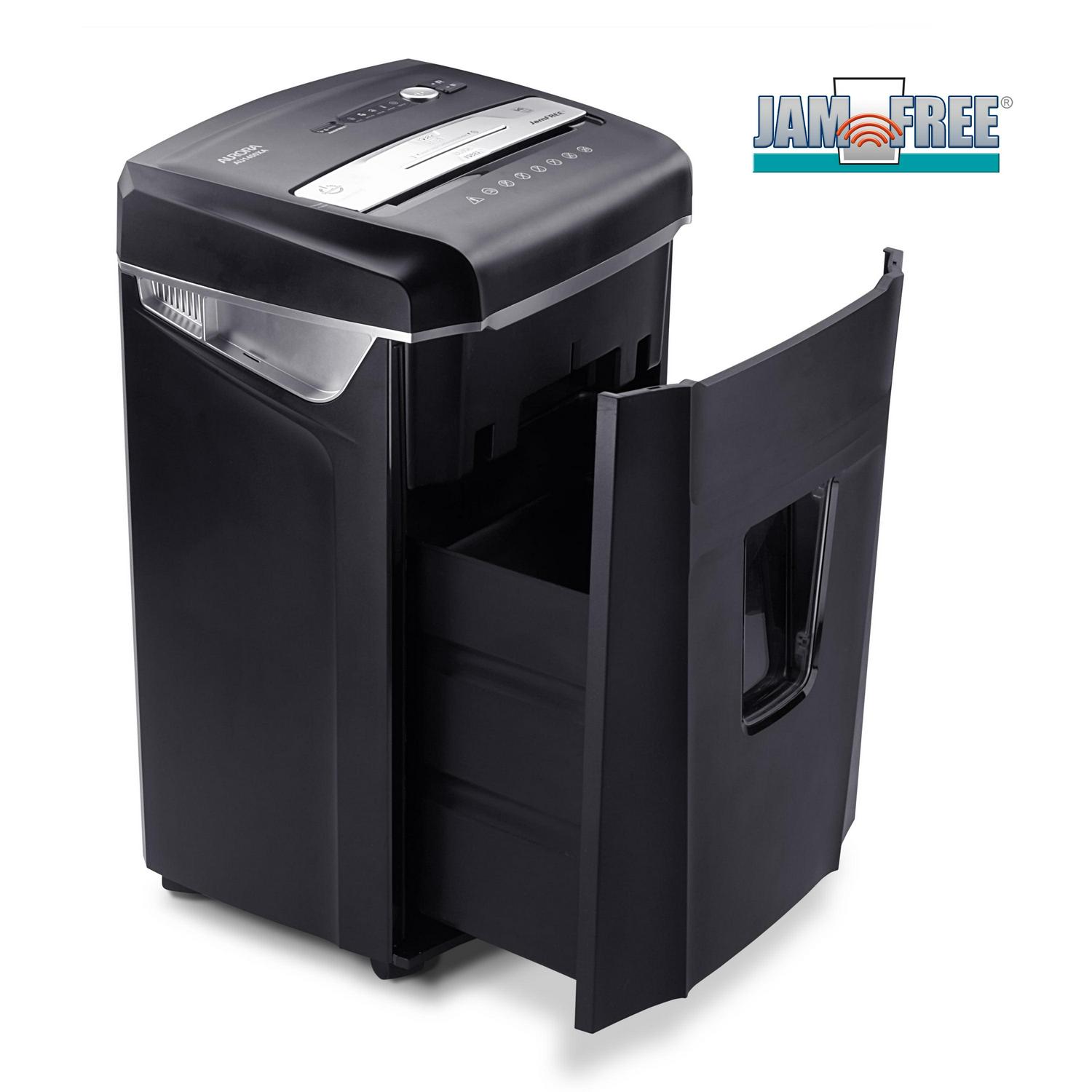 Aurora GB Jam-Free AU1400XA 14-Sheet Cross-Cut Paper/CD/Credit Card Shredder - Image 3