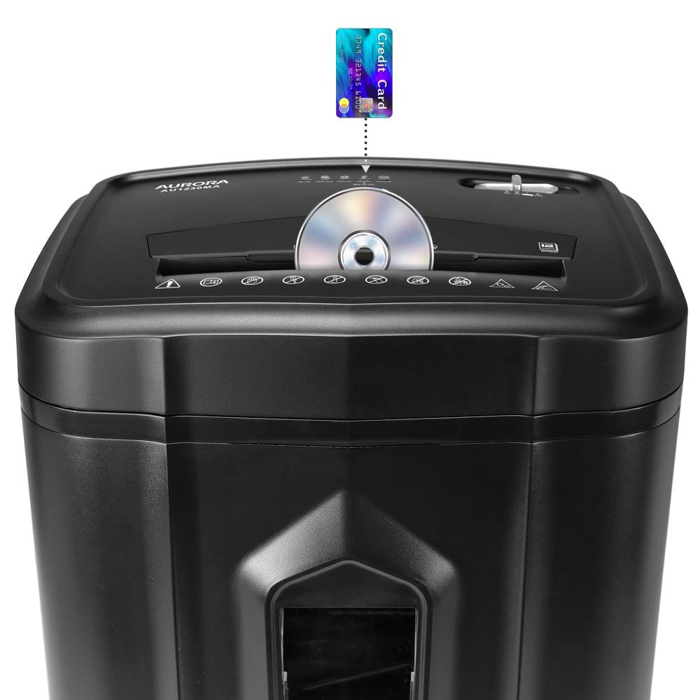 Aurora GB Professional Grade 12-Sheet Micro-Cut Paper and CD/Credit Card Shredder, 10 Minutes Continuous Run Time - Image 2