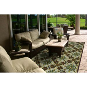 Avalon Home Cameron Garden Gate Indoor/Outdoor Area Rug