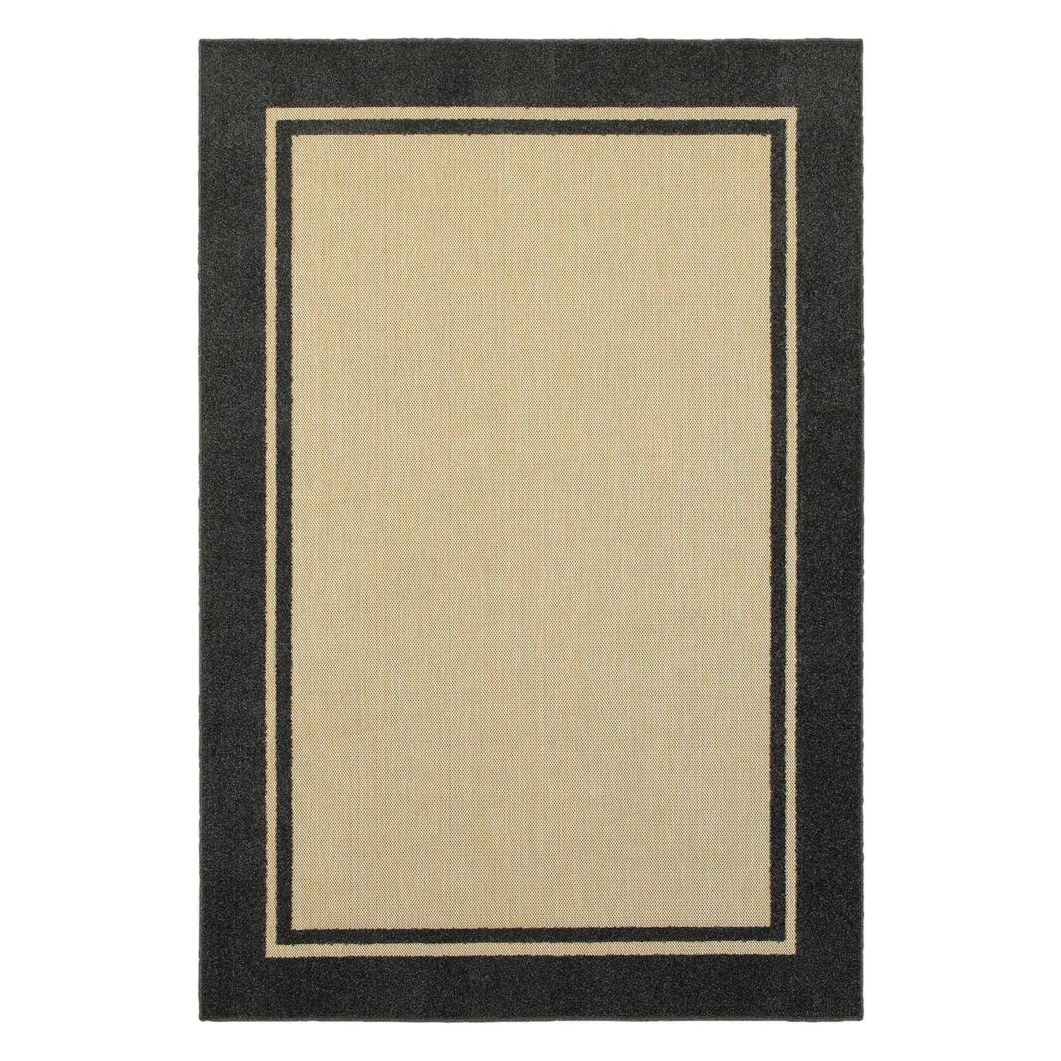 Avalon Home Catalina Color Bordered Indoor/Outdoor Mixed Pile Area Rug