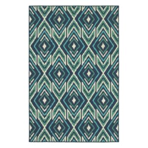 Avalon Home Mackay Ikat Diamonds Indoor/Outdoor Area Rug