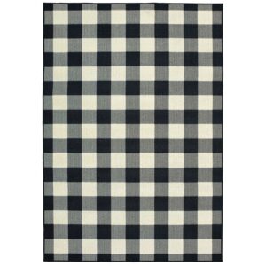 Avalon Home Mackinaw Gingham Check Indoor/Outdoor Area Rug