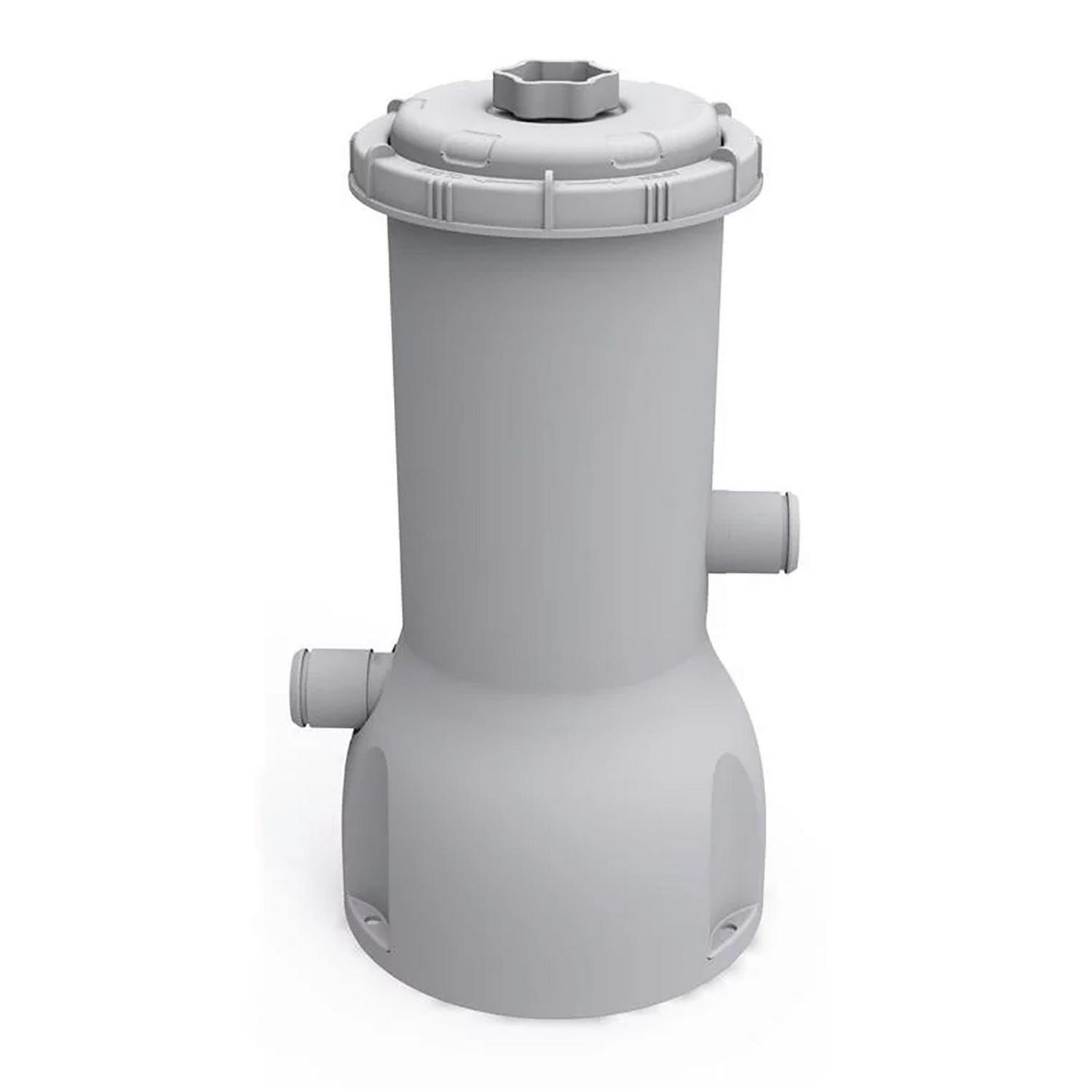 Avenli 14 ft. Brown Oval Steel Frame Above Ground Swimming Pool with accessories - Image 6