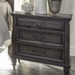 Avenue 3-drawer Nightstand Weathered Burnished Brown