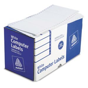 Avery Dot Matrix Labels, 2-15/16" x 5", 3,000ct (4076)