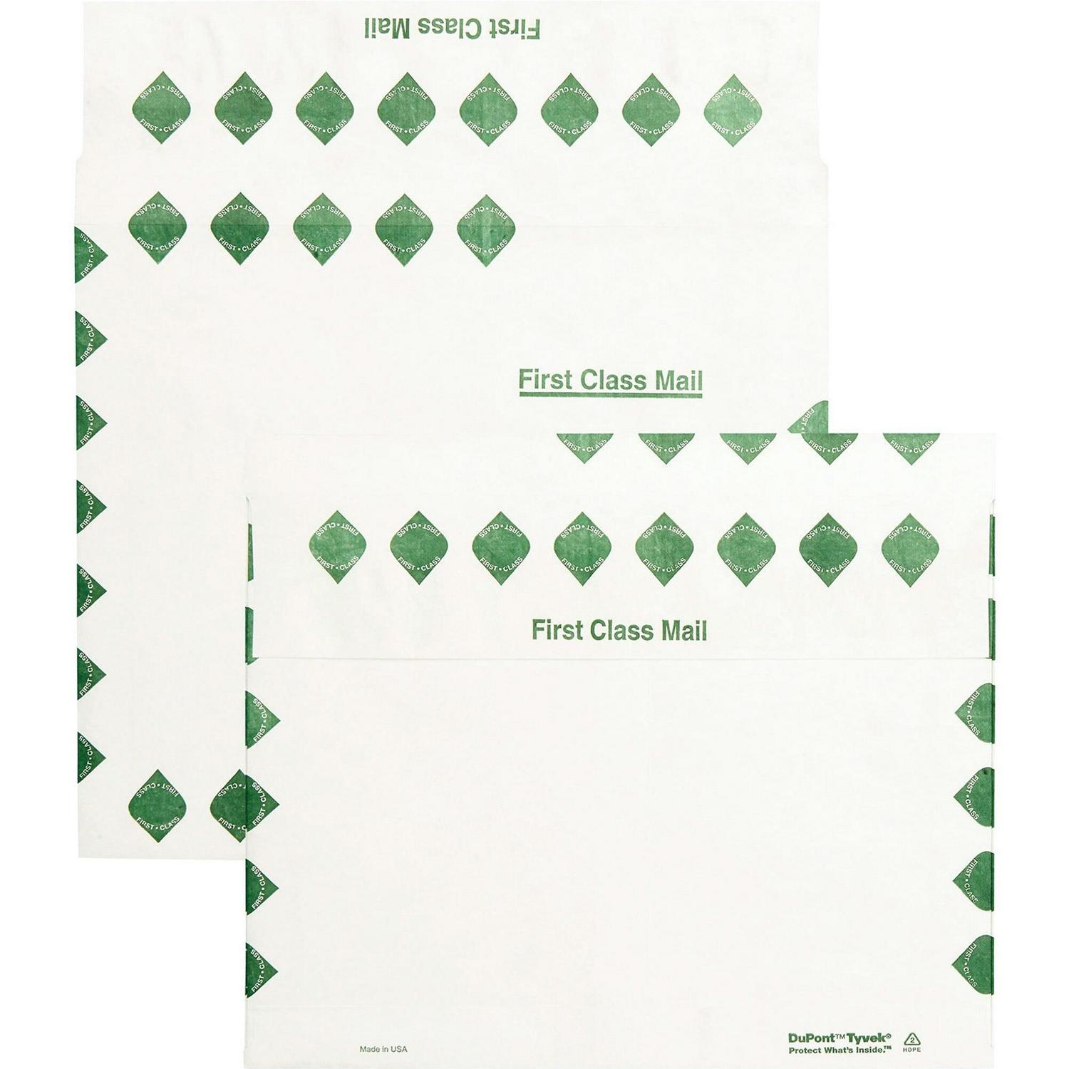 Avery Weatherproof Laser Shipping Labels, 3-1/3" x 4", White, 300-Pack and Quality Park Tyvek Expansion First Class Envelopes Bundle - Image 3