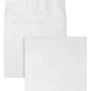 Avery White Shipping Labels with TrueBlock Technology 18126, 5-1/2" x 8-1/2", 20pk and Quality Park Tyvek Plain Side Expansion Envelopes Bundle