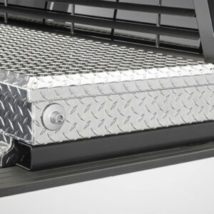 BACKRACK by RealTruck | Hardware Kit for use w/ 21" Toolbox, Black, No Drill | 30116TB | Compatible with 2004-2012 Chevrolet/GMC Colorado/Canyon