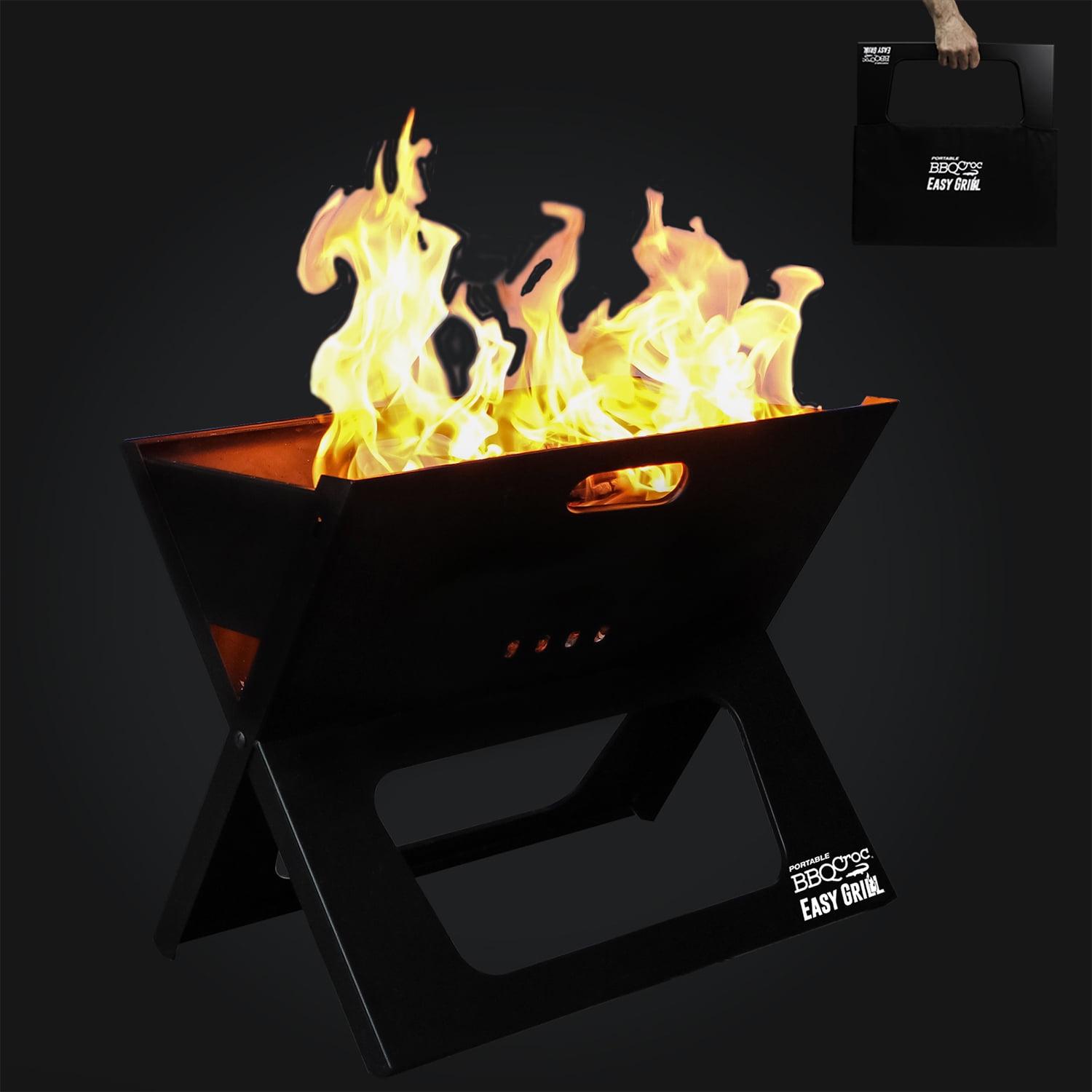 BBQ Croc 19" Portable Easy Grill, Premium Folding X-Grill for Tailgating and Travel - Image 9