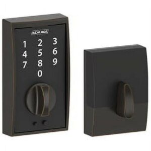 BE375CEN716 12-321 10-116 Century Touch Keyless Deadbolt - Aged Bronze