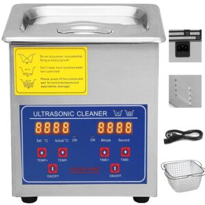 VEVOR 1.8-2L Industry Ultrasonic Cleaner Commercial 60W Ultrasonic Heater