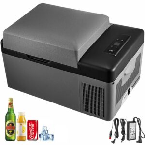 VEVOR 20L Portable Small Refrigerator Domestic Car Cooler Compact Freezer Fridge 220V