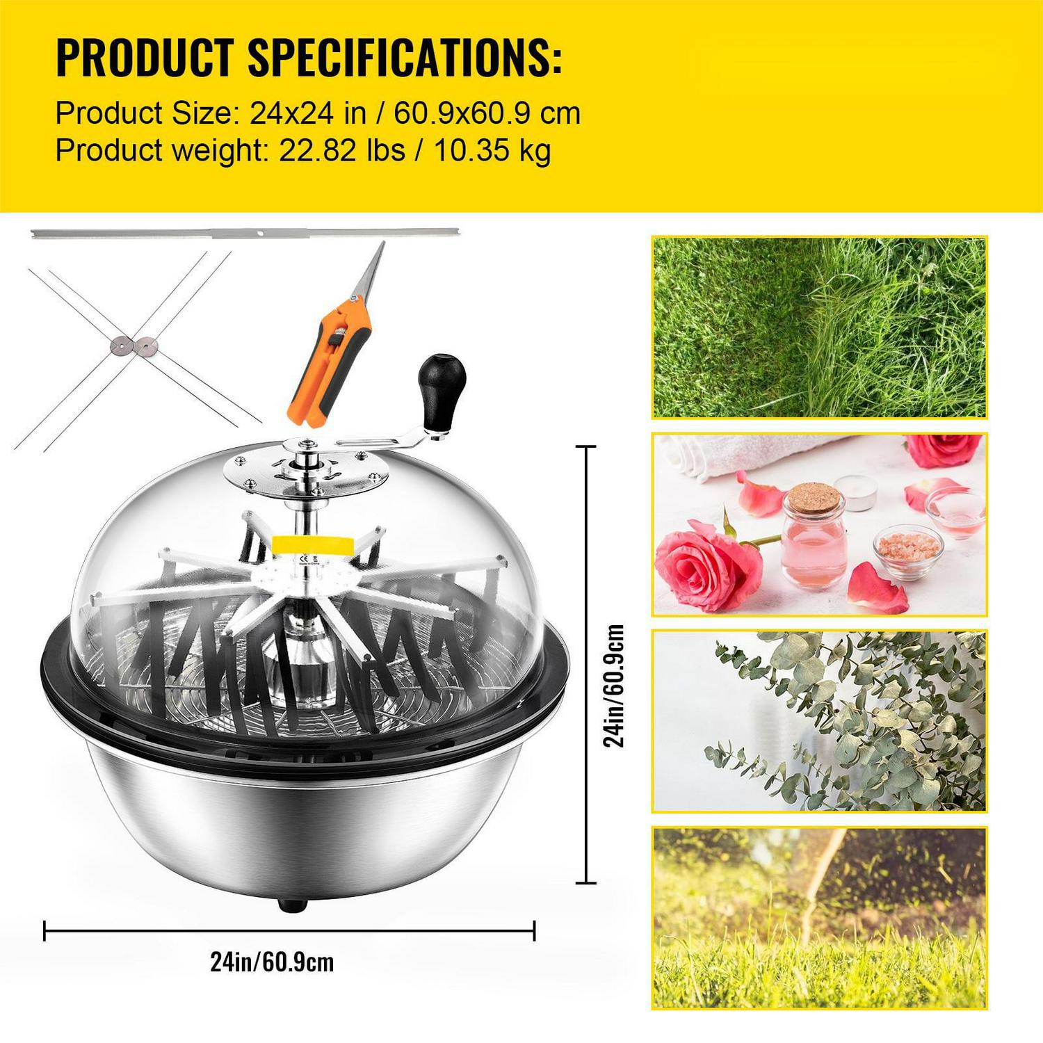 BENTISM 24 inch Hydroponic Pro Bowl Trimmer Leaf Spin Tumble Bud Machine - Image 7