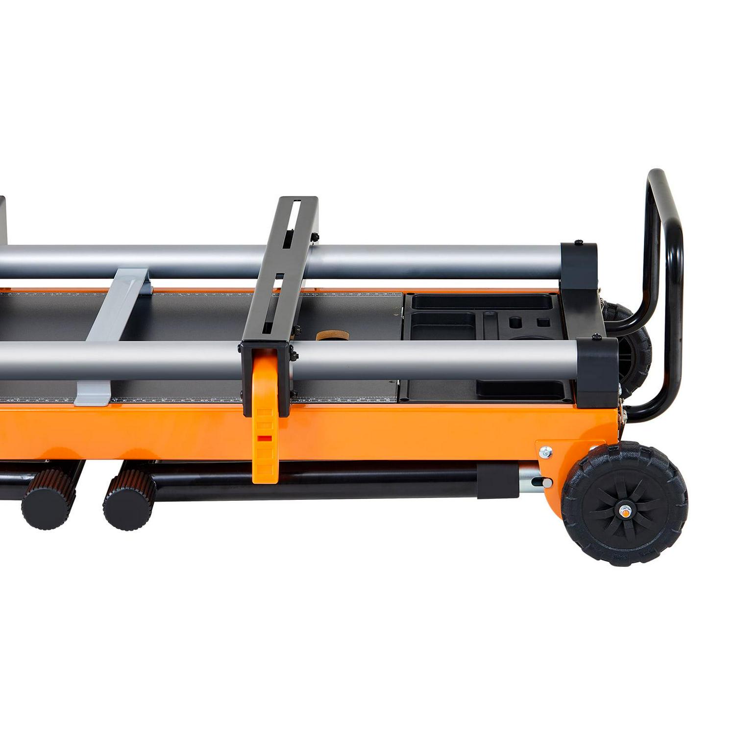 BENTISM 42in Miter Saw Stand with One-piece Mounting Brackets Sliding Rail 330lbs - Image 9