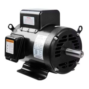 BENTISM 7.5HP Air Compressor Electric Motor, 230V 30 Amps, 184T Frame 3450RPM, 1-1/8" Keyed Shaft, CW/CCW Dual Rotation, 56HZ Frame, 2.75" Shaft Length for Air Compressors