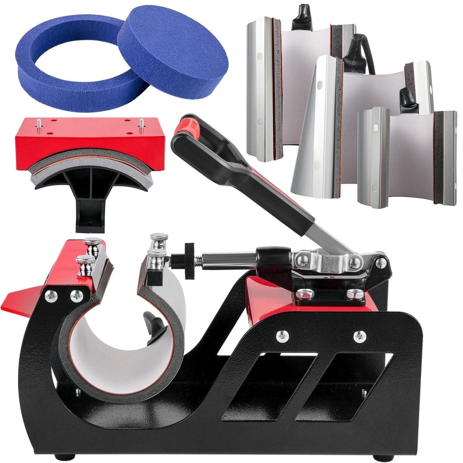 BENTISM 8 in 1 Heat Press Machine 12" x 15" upgraded Sublimation Machine 800W Rotation Swing Away Heat Press Dual-Tube Heating for DIY T-Shirts Cap And Mugs - Image 9