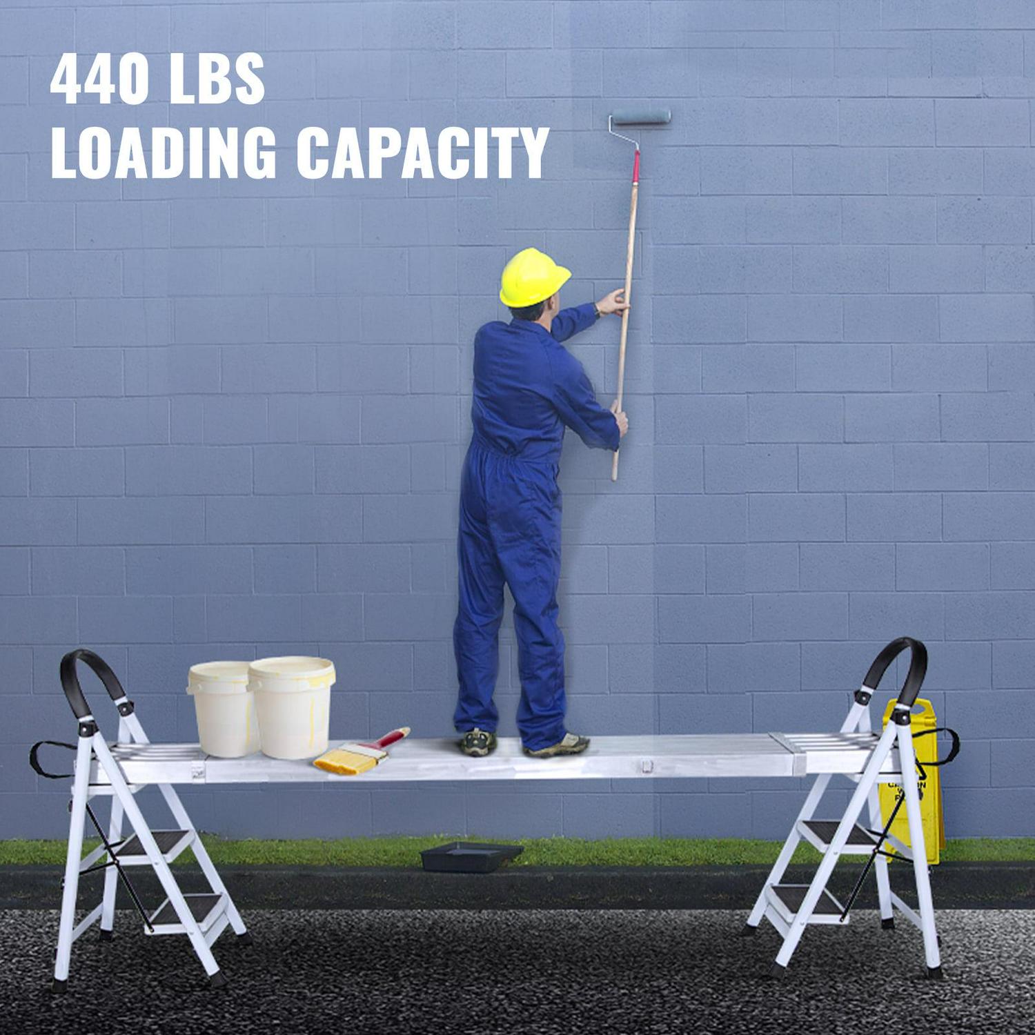 BENTISM Aluminum Work Plank Telescoping Plank 13ft w/ 440lb Capacity Scaffold Plank - Image 4