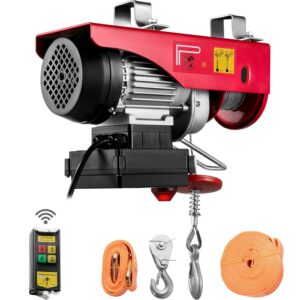 BENTISM Electric Hoist 110V Electric Winch 660LBS with Wireless Remote Control