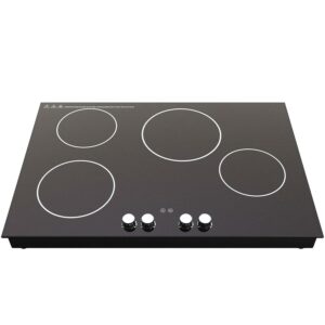 BENTISM Electric Induction Cooktop Built-in Stove Top 30in 4 Burners 220V