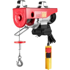 BENTISM Electric Wire Cable Hoist Winch Crane Lift 440LBS with 6.6ft Control Cord