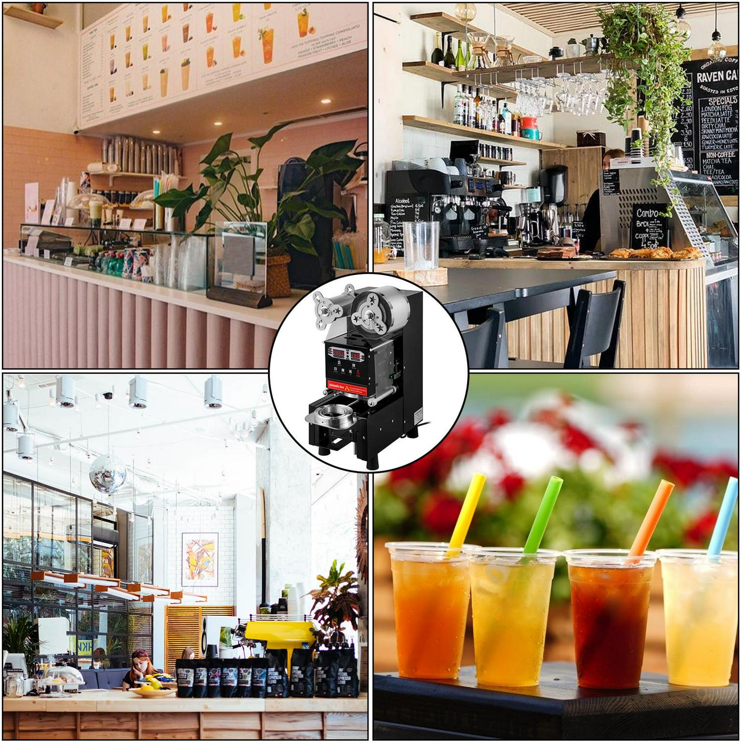 BENTISM F1 420W Fully Automatic Cup Sealing Machine Coffee Bubble Boba Tea Milk - Image 8