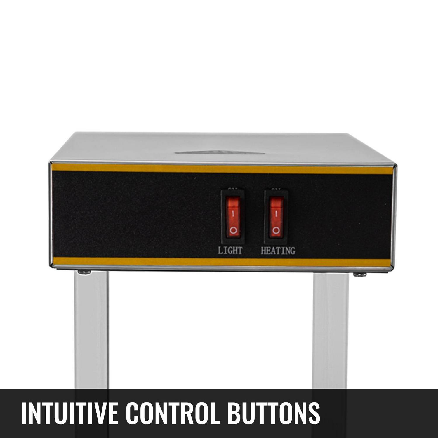 BENTISM Fry Warmer French 22"x13", Fry Heat Lamp, with Detachable Pan, Food Lamp Warmer, SUS - Image 7