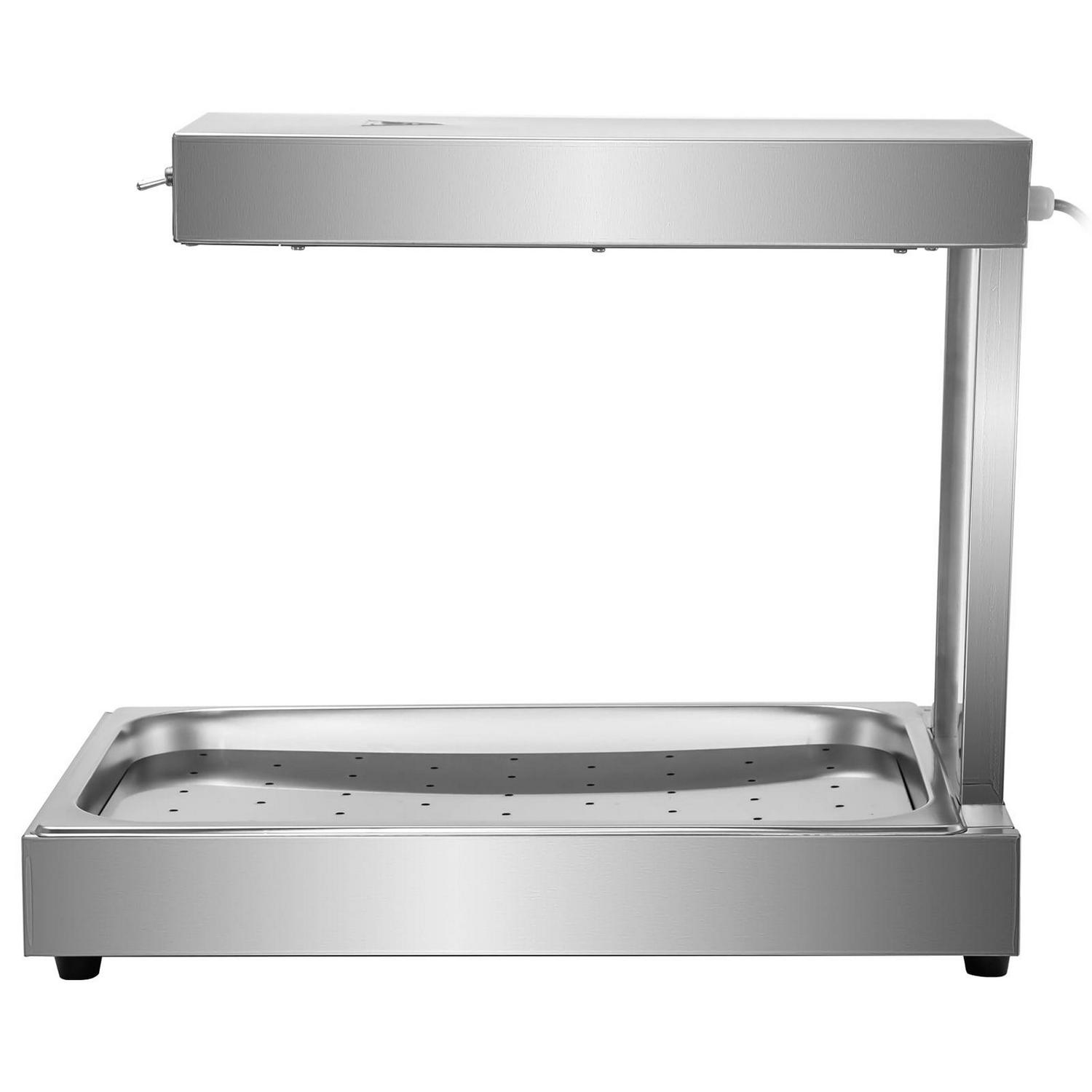 BENTISM Fry Warmer French 22"x13", Fry Heat Lamp, with Detachable Pan, Food Lamp Warmer, SUS - Image 9