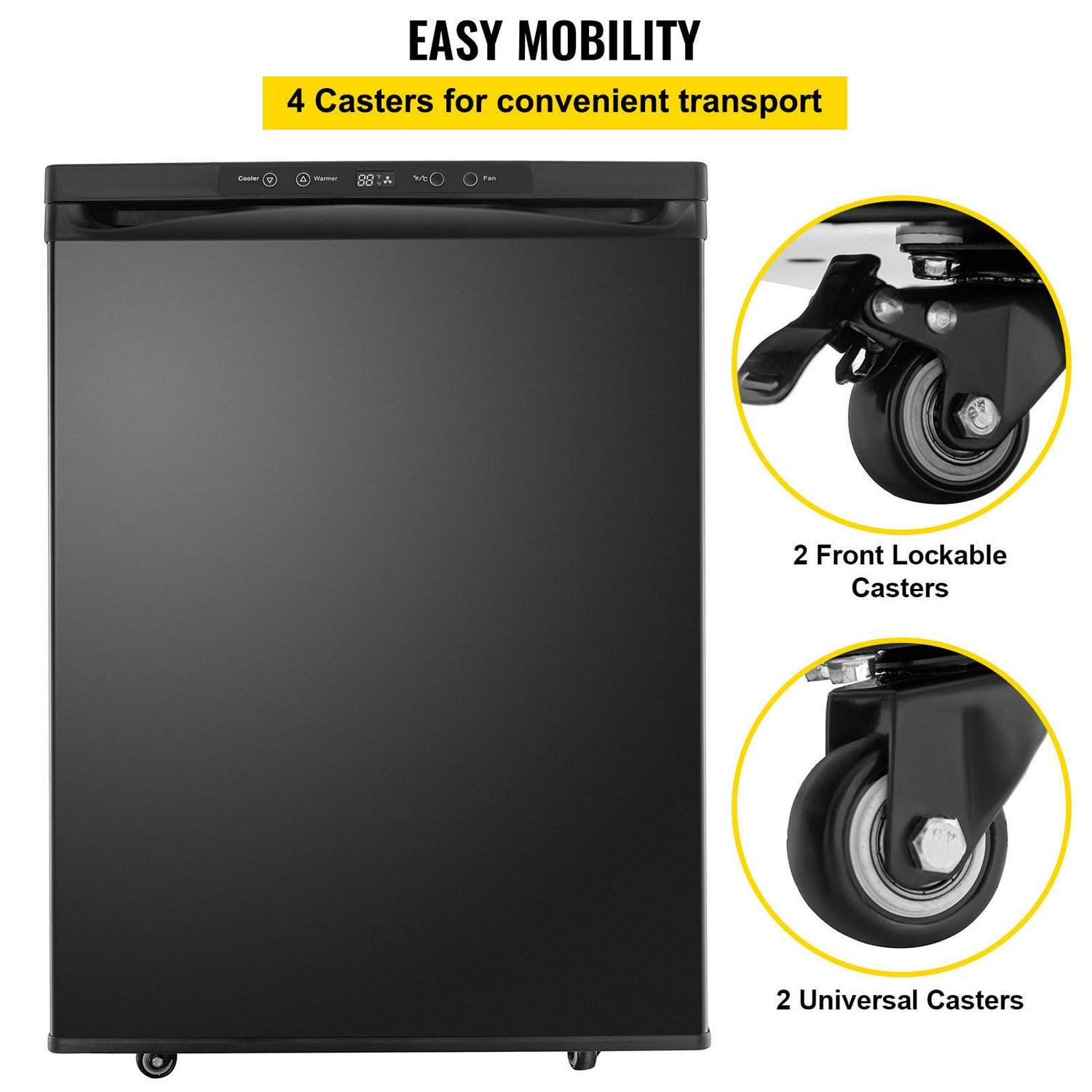 BENTISM Full Size Kegerator Beer Dispenser Refrigerator Black Fridge Double Taps - Image 6