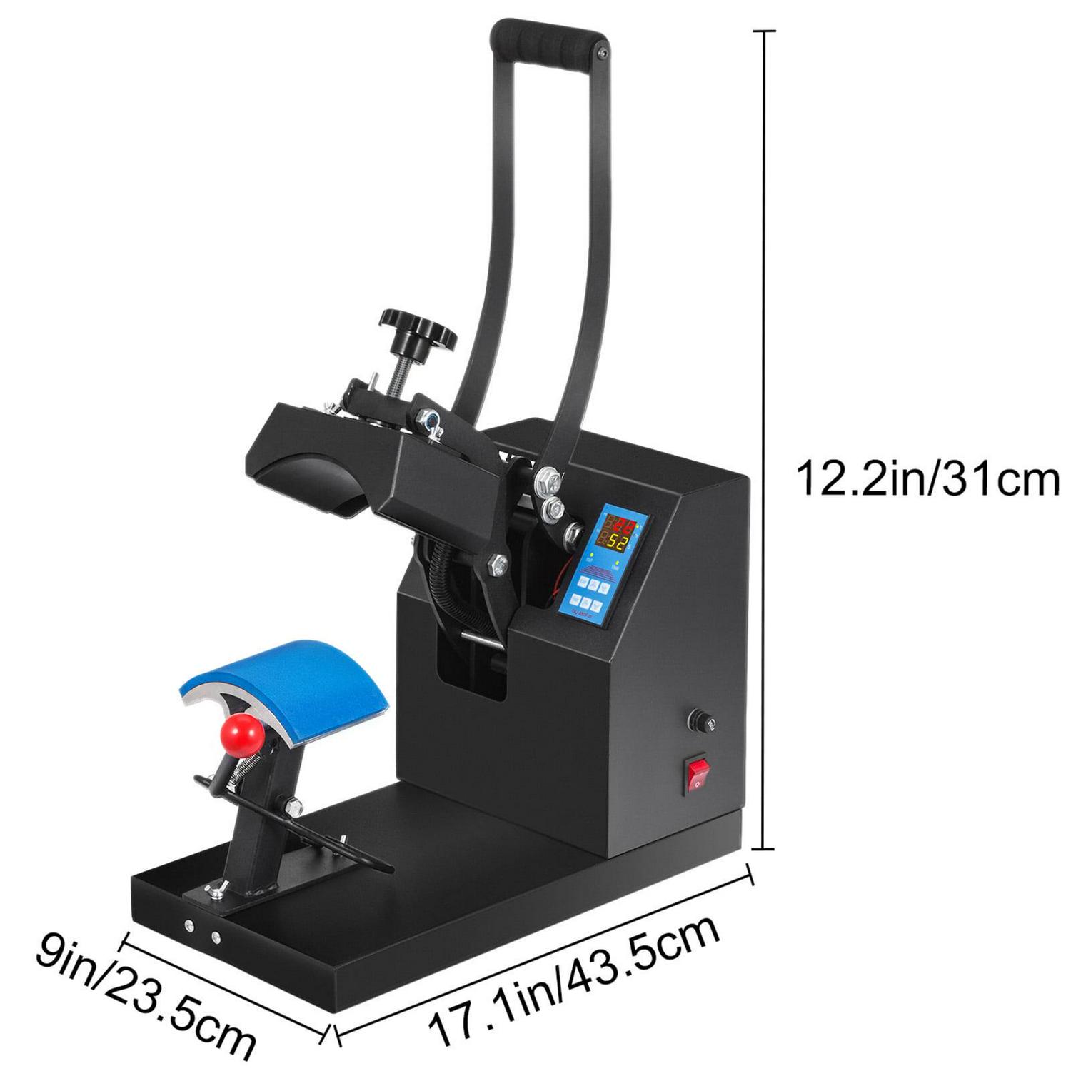BENTISM Hat Heat Press Machine for Caps 5.5" X 3.5", Cap Heat Press for Stuctured Hats and Sublimation Projects, Heat Transfer Printing with Digital LCD Timer & Temperature Control - Image 8