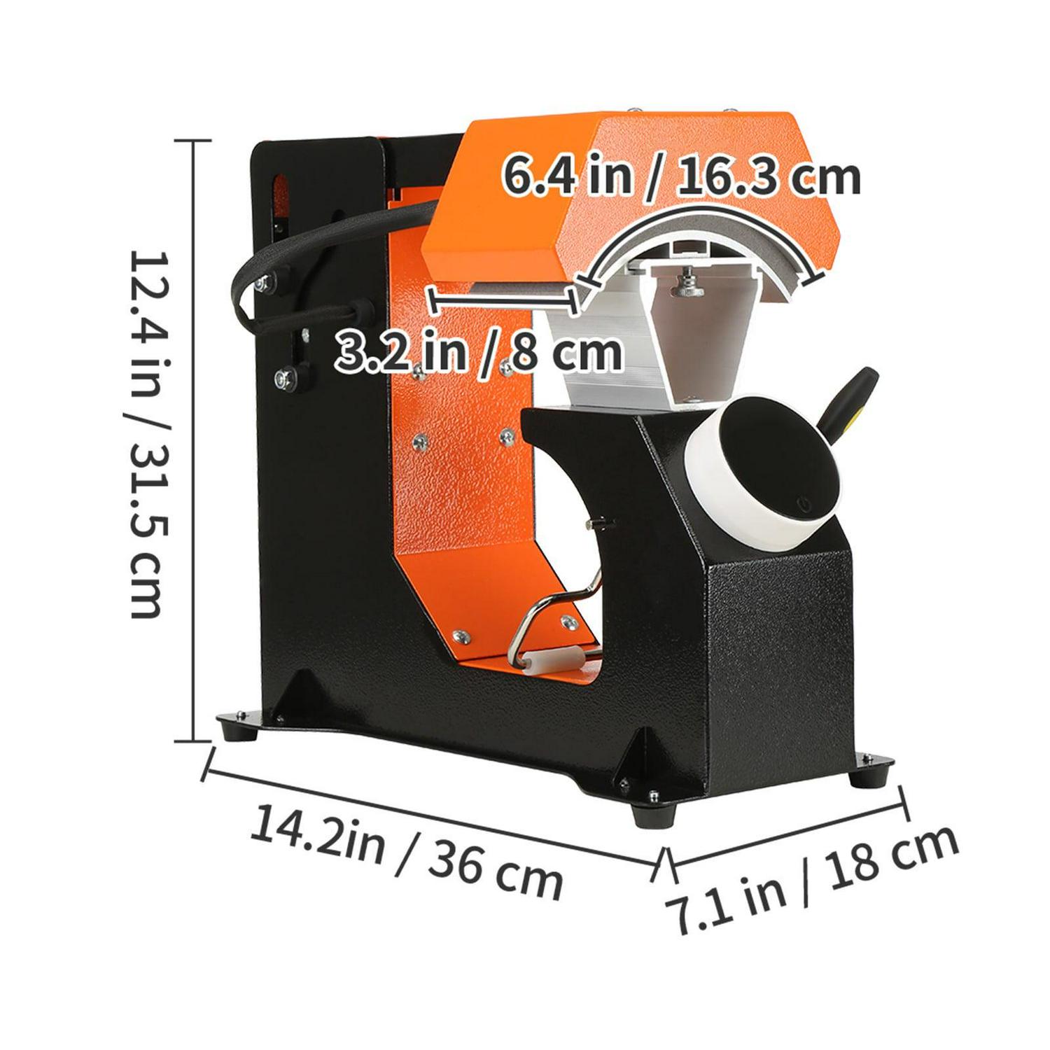 BENTISM Hat Heat Press, 3-in-1 Auto Cap Heat Press Machine, 6.4"x3.5 "Clamshell Sublimation Transfer, Automatic Release & Press Knob-style Digital Control Panel, with 3pcs Replaceable Heating Pads - Image 8