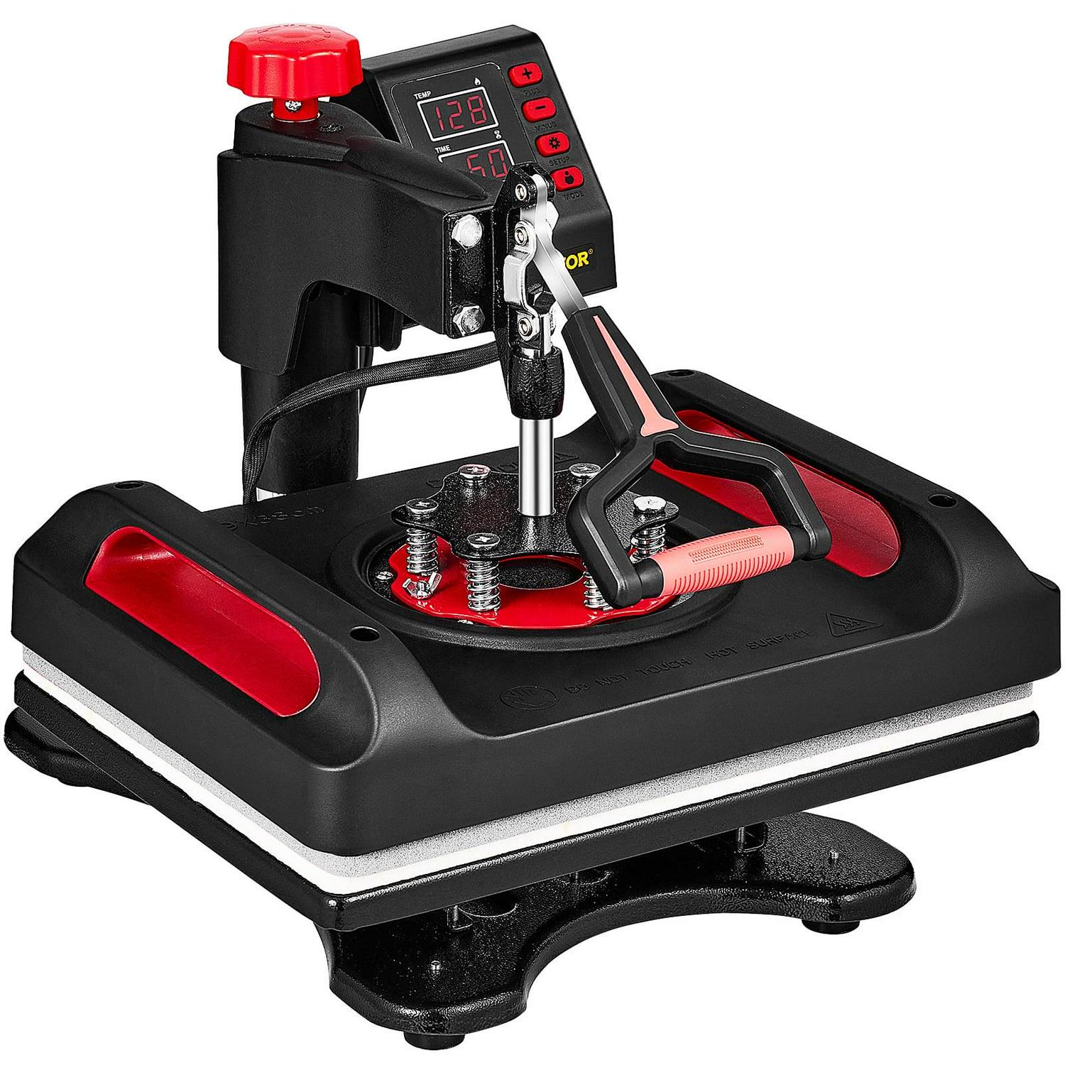 BENTISM Heat Press 11 in 1, 12"x 15" Dual-Tube Digital Heat Press Transfer Machine, 360° Swing Away Multifunctional Clamshell Printer,Swing Away Sublimation Machine for T-Shirt Hat Cap Mug - Image 9