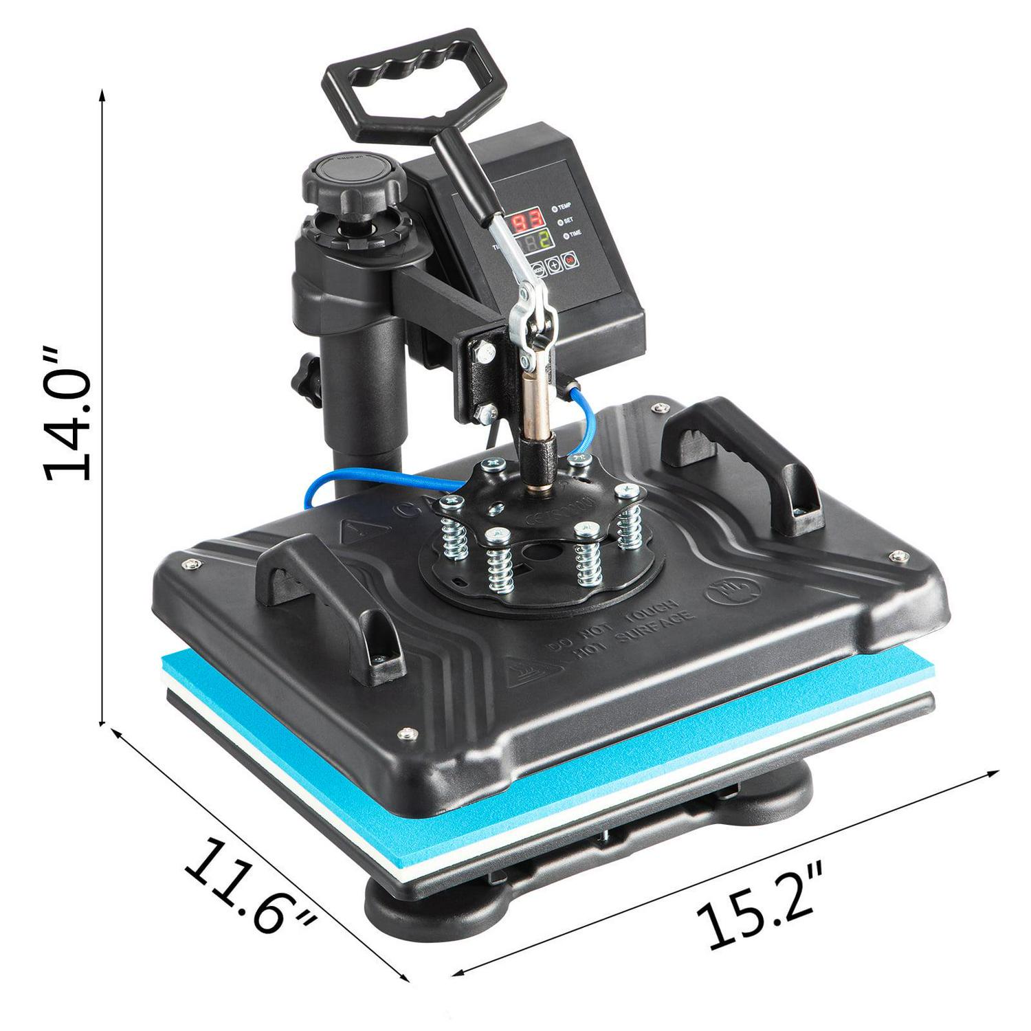 BENTISM 6 in 1 Heat Press Machine Digital Transfer Sublimation T-Shirt Mug Hat Plate Cap - Image 8