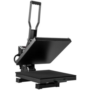 BENTISM Heat Press Machine, 15"x15" Swing Away T Shirt Pressing Machine Multifunction, High Pressure Heat Press Machine for T-Shirt, Power Digital Industrial Sublimation Printer, Black