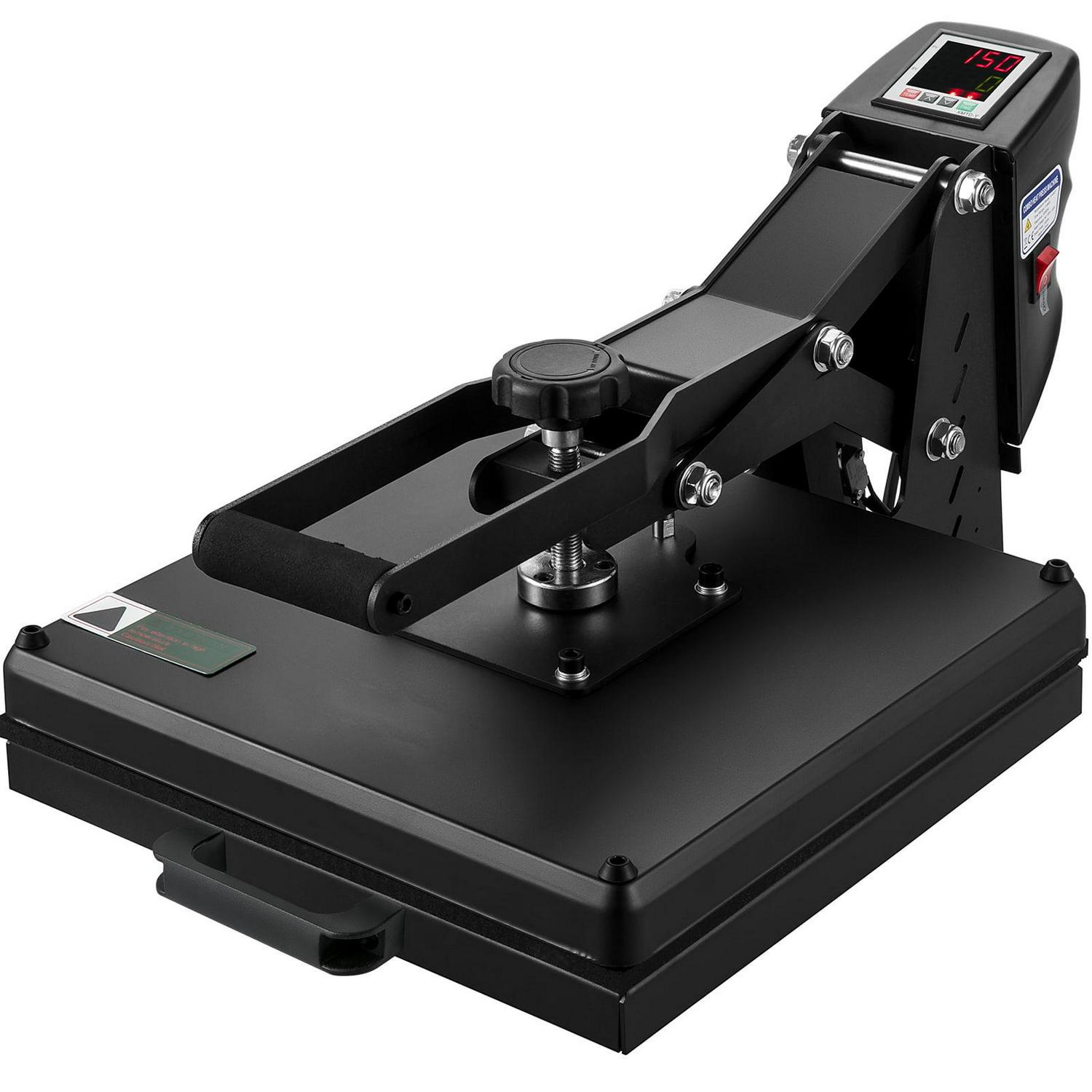 BENTISM Heat Press Machine, 15"x15" Swing Away T Shirt Pressing Machine Multifunction, High Pressure Heat Press Machine for T-Shirt, Power Digital Industrial Sublimation Printer, Black - Image 7