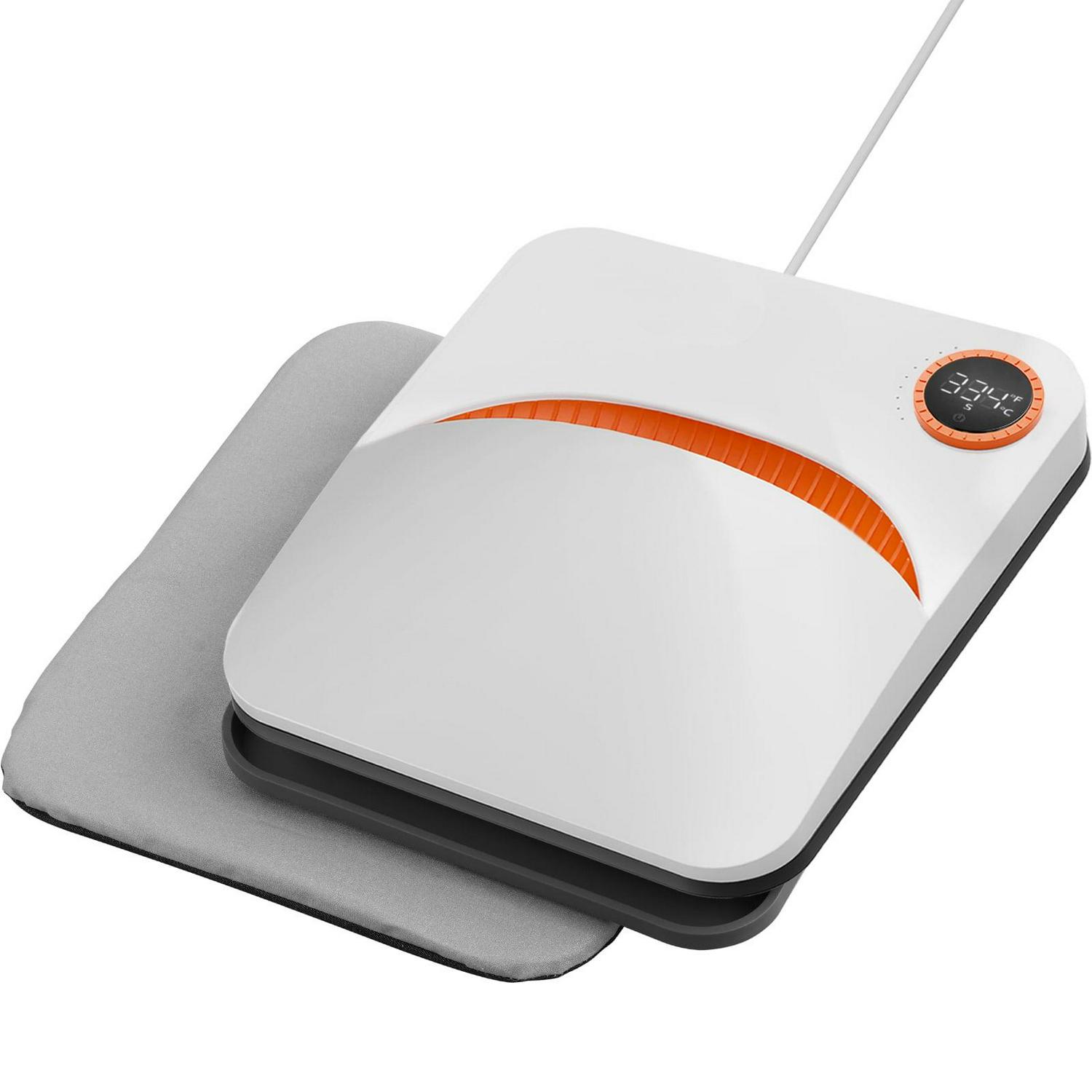 BENTISM Heat Press Machine 9" X 9", Portable Fast Heat-up Mini Easy Press with Timing Function & Insulated Base for Hat, Bags, Heating Transfer Projects