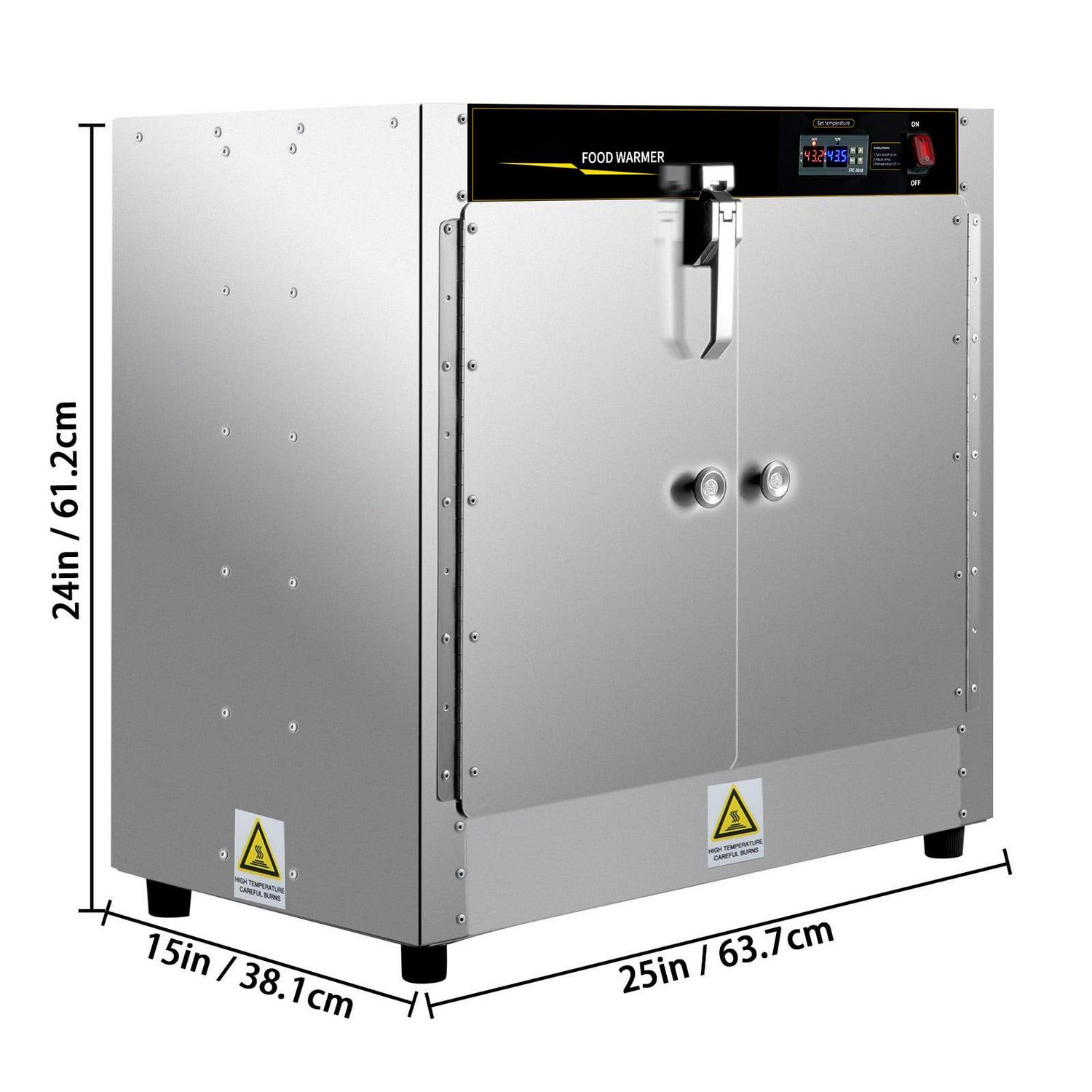 BENTISM Hot Box Food Warmer, 25x15x24in Concession Warmer with Water Tray, Four Disposable Catering Pans, Tested to UL Standards listed - Image 8