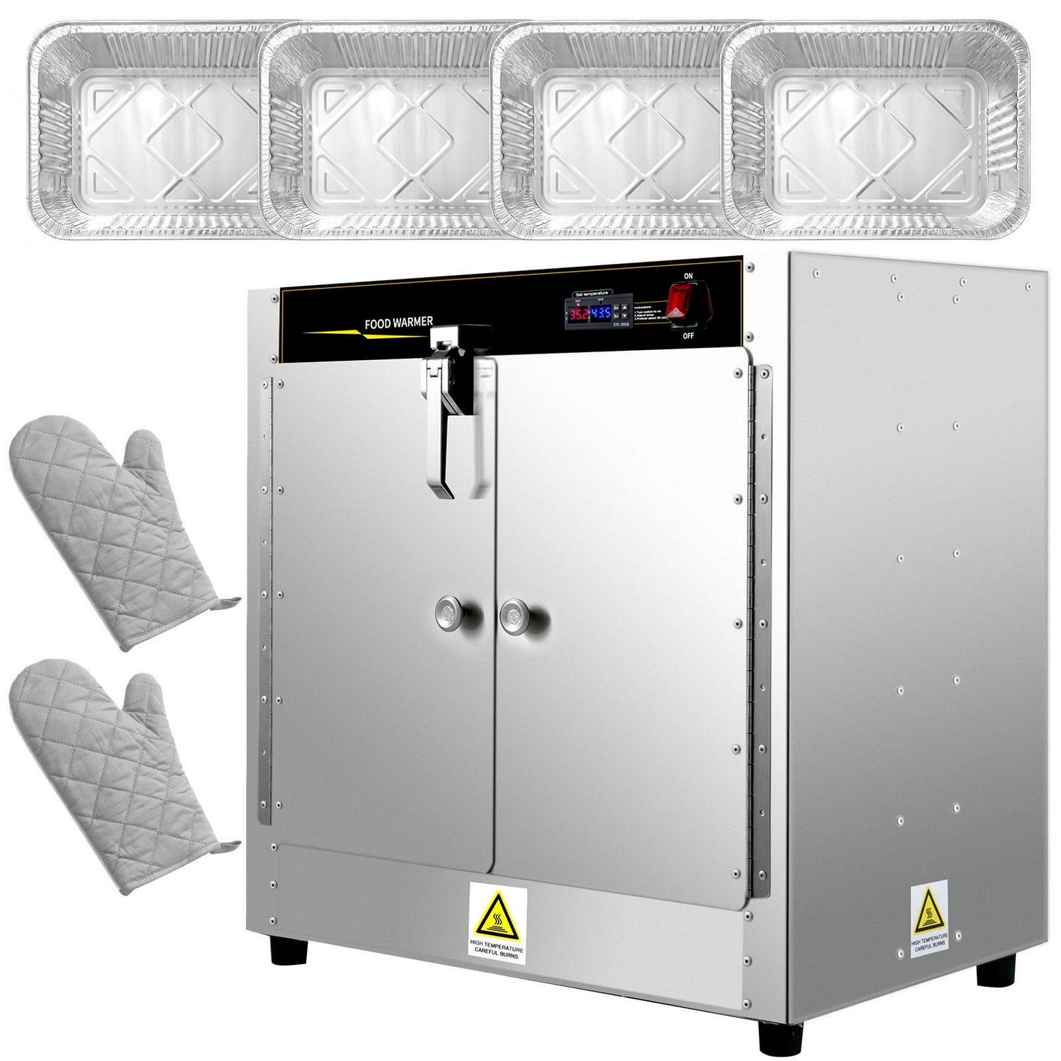 BENTISM Hot Box Food Warmer, 25x15x24in Concession Warmer with Water Tray, Four Disposable Catering Pans, Tested to UL Standards listed - Image 9