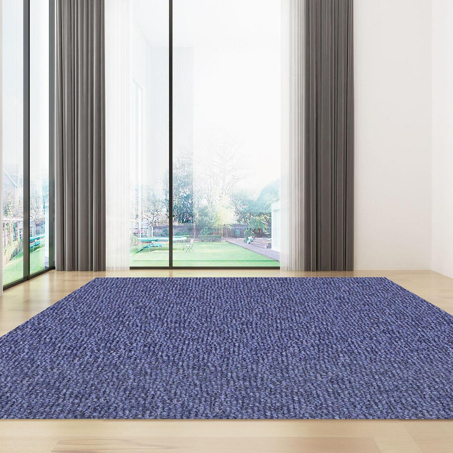 VEVOR Indoor Outdoor Rug, Outdoor Carpet Blue 6x13ft Area Rugs Runner for Patio Deck