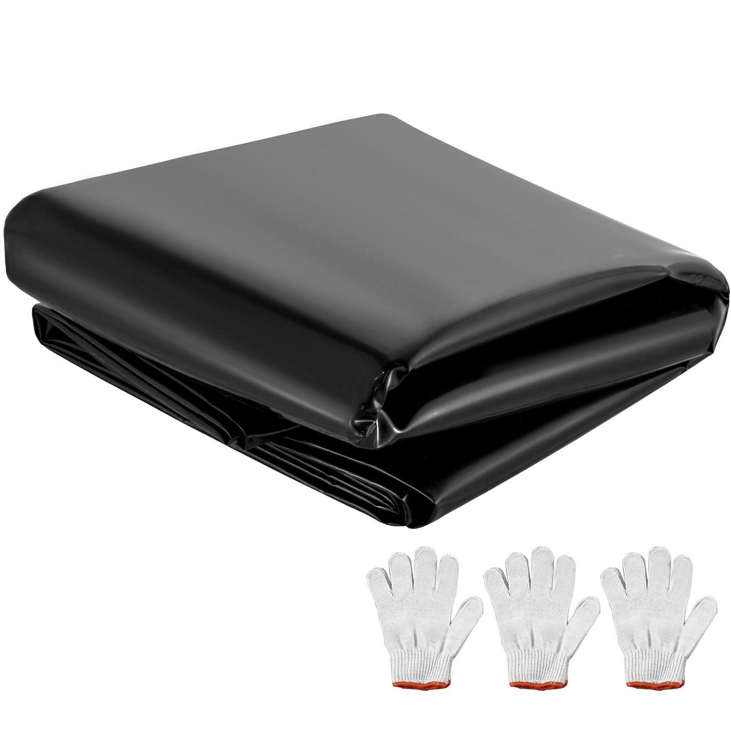VEVOR LLDPE Pond Liner Pond Liners 20x25ft 20 Mil Fish Liner Fish Pond Liner For Pond